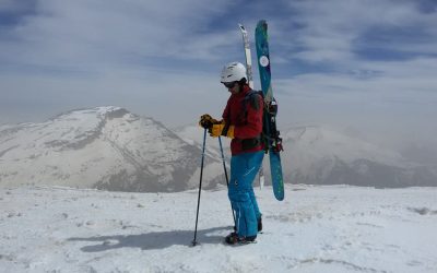 First summit Skiing in Halgurd